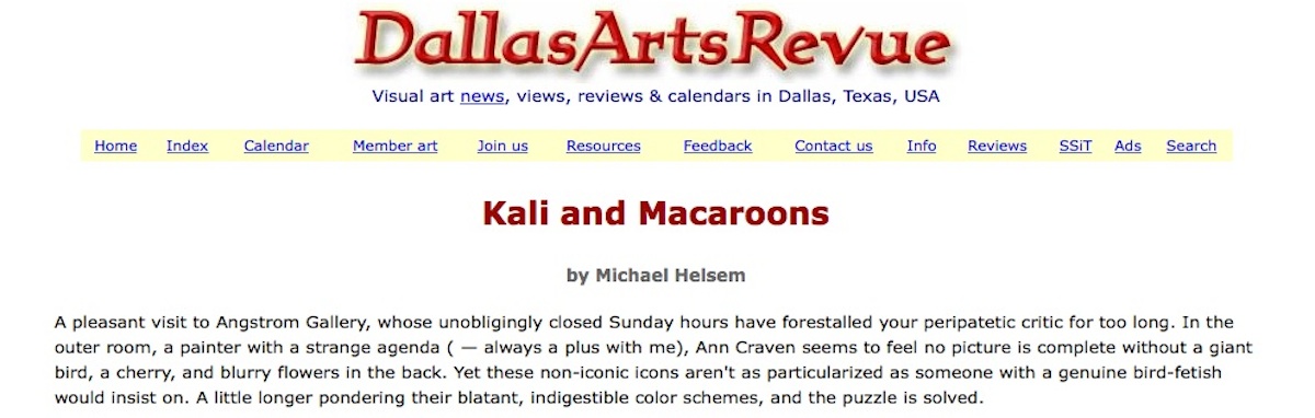 Dallas Art Review 04-05-1