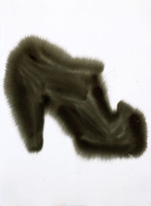 03_Ann Craven, Ferragamo Shoe Portrait (BLACK), 2013