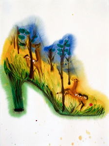 10_Ann Craven, Ferragamo Shoe Portrait (MULTI), 2013