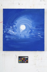 Ann Craven, 133_Moon (Cushing, 8-31-12, 12AM), 2012, 14 x 14 in_JPEG