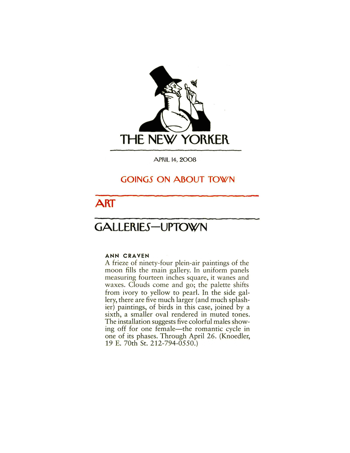 New Yorker_Knoedler 2008