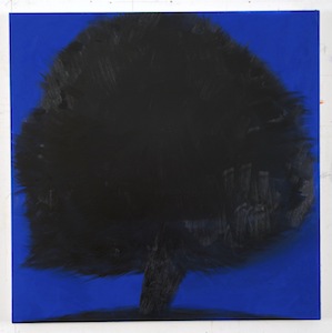 Ann Craven, 10_Tree (8-29-12, after Purple Beech, Cushing, 8-12-12, 9PM), 2012, 48 x 48 in_JPEG