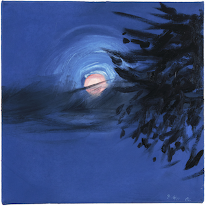 Moon (Peach Moon over Maine, 8-16-11, 10PM), 2011_ RESIZE