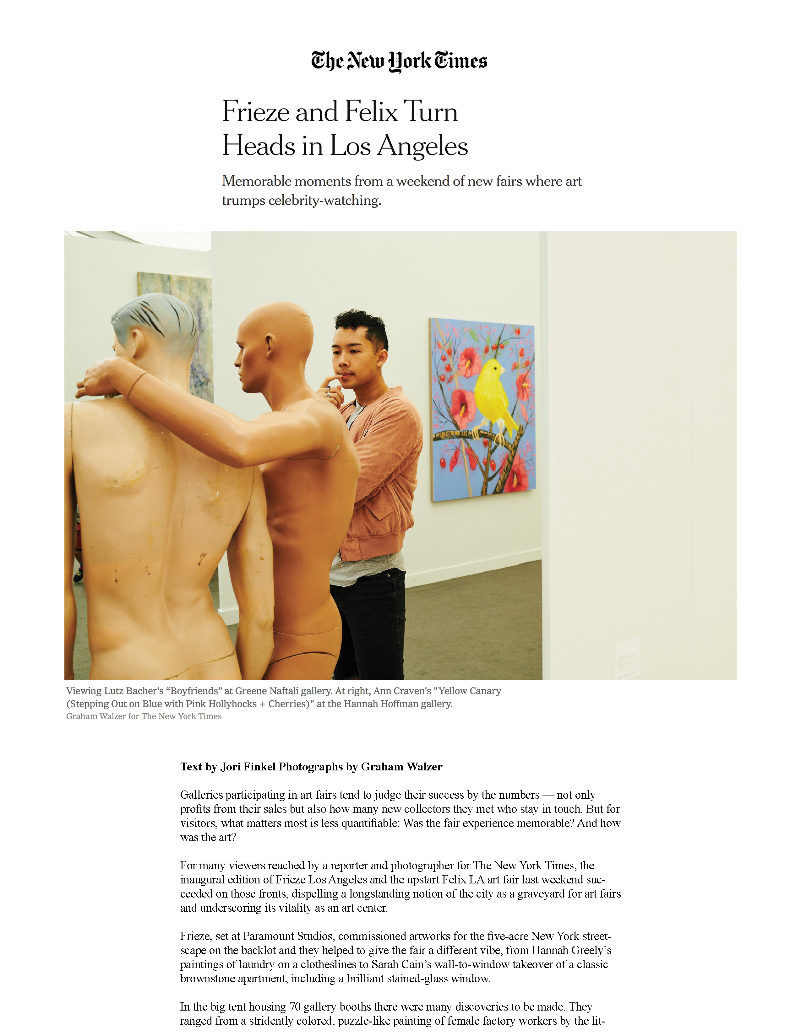nyt_frieze and felix turn heads in los angeles