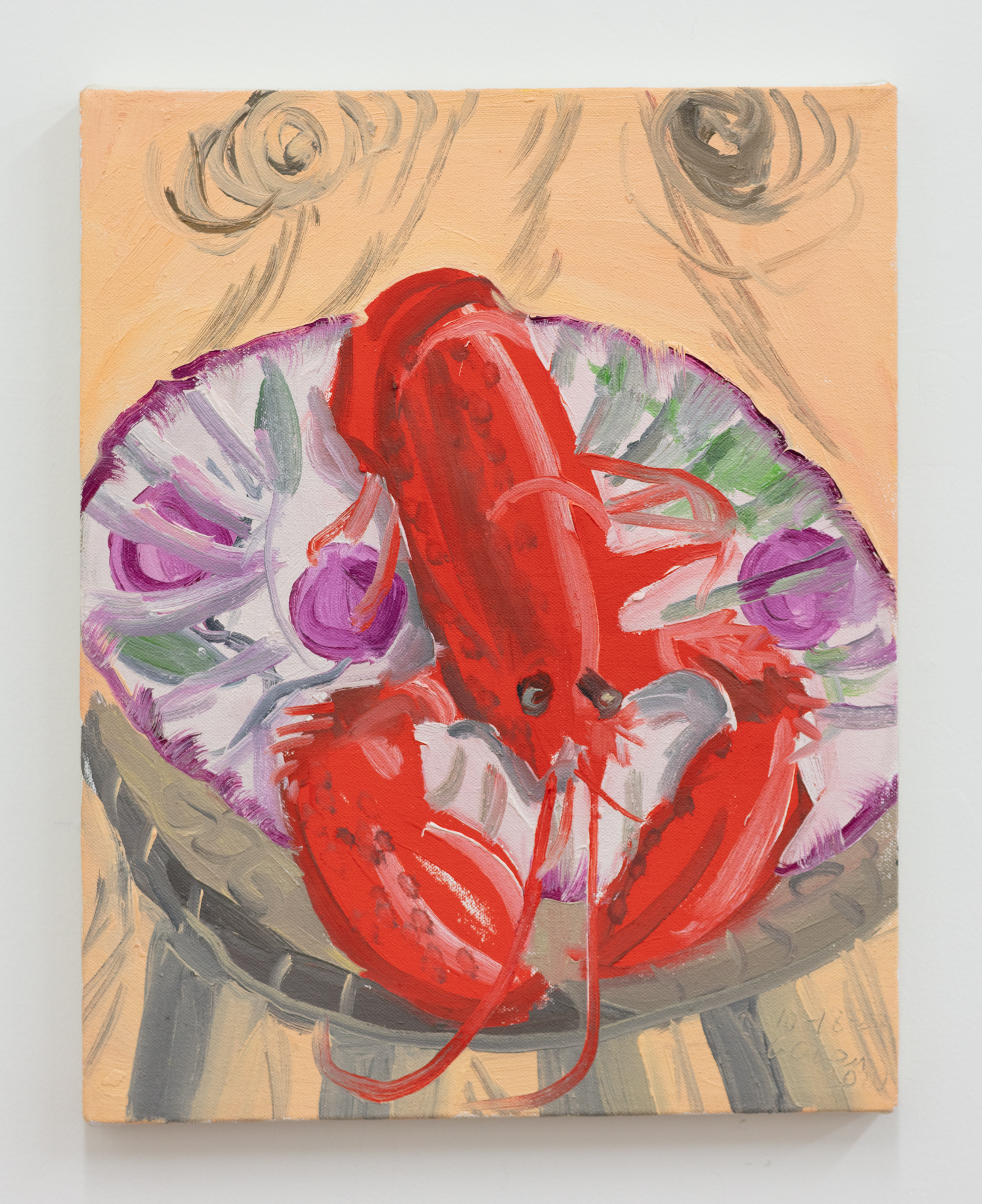 HalseyMcKayGallery_AnnCraven_PortraitofaLobster#2onaCrabapplePlate1